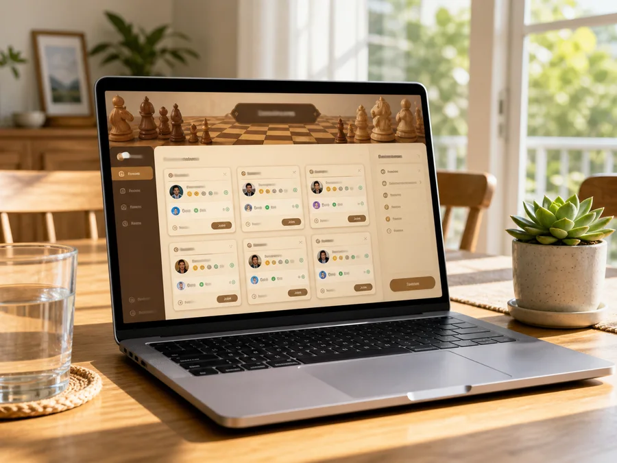 Seats and spectator status in an online makruk room